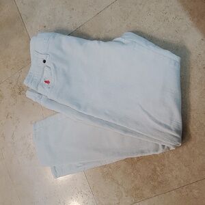 Ralph Lauren Light Cream Corduroy Skinny Pants